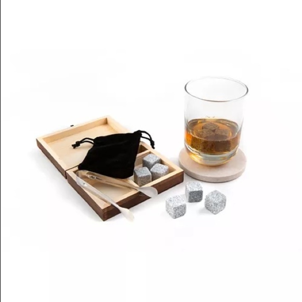 Whiskey Stone Travel Set Set - 12pc - NEW